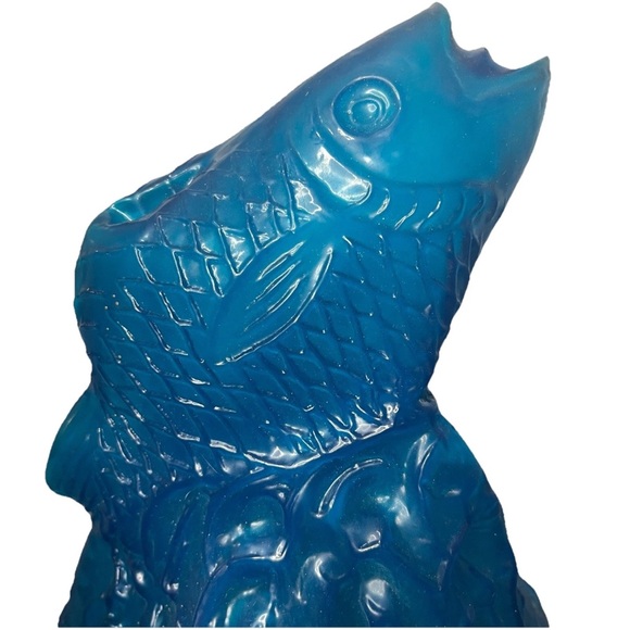 Ice Mold Decorative Fish Sculpture Party Entertain Holiday Decor Vtg Coastal - Picture 3 of 9